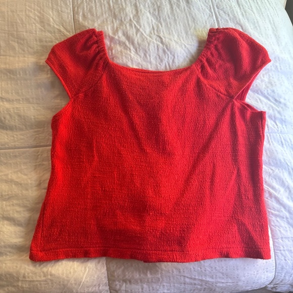 Madewell Texture & Thread Button-Front Top (Small) - Picture 4 of 6